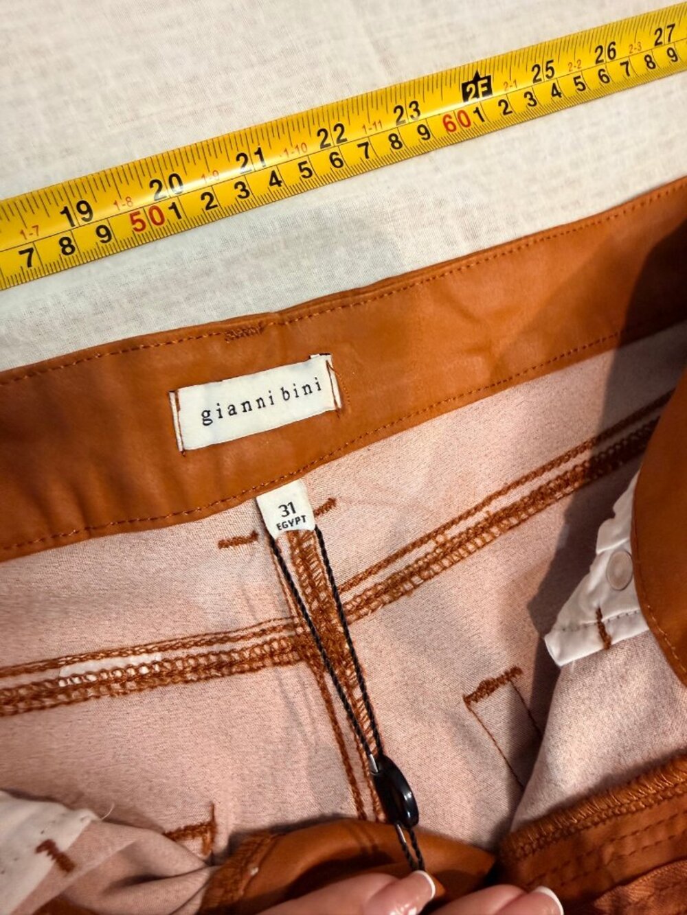 [Z10] NWT Gianni Bini Camel Skinny Jeans Women's 31